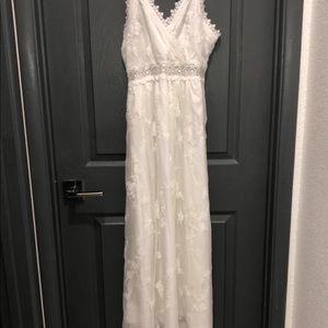 White Summer Maxi Dress!